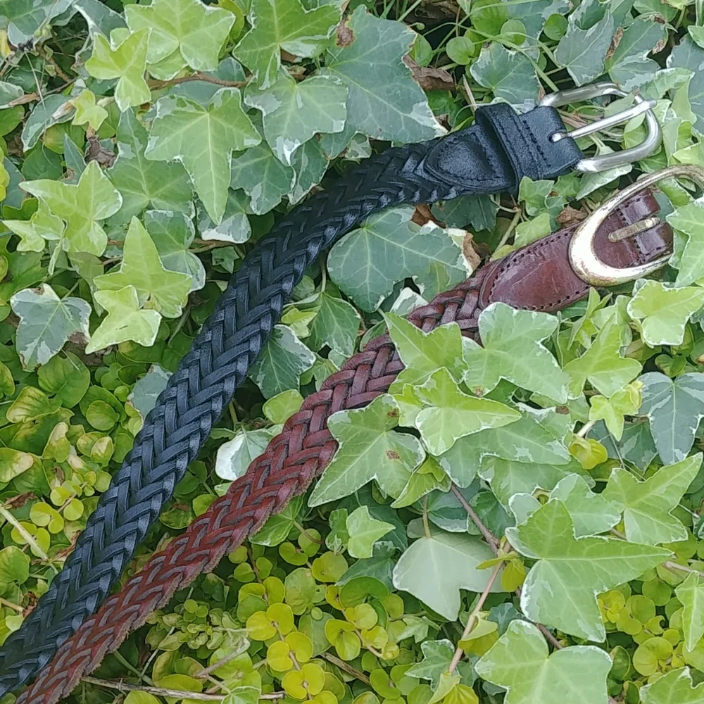 🤎 Vintage Braided leather belts